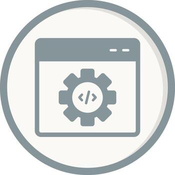 código mejoramiento vector icono