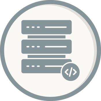 icono de vector de base de datos