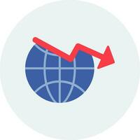 Economic Crisis Vector Icon