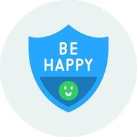 Be Happy Vector Icon