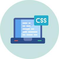 icono de vector de css