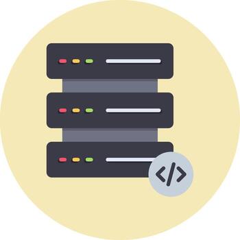 icono de vector de base de datos