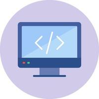 Web Coding Vector Icon