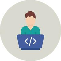 icono de vector de programador