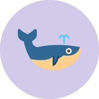 icono de vector de ballena