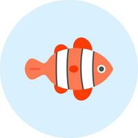 Clown Fish Vector Icon