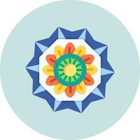 icono de vector de mandala