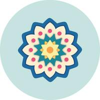 icono de vector de mandala