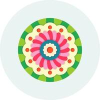 icono de vector de mandala