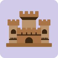 icono de vector de castillo