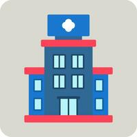 Hospital Building Vector Icon