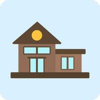 Bungalow Vector Icon