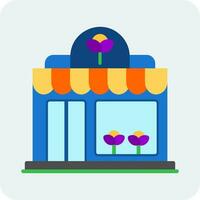 Flower Shop Vector Icon