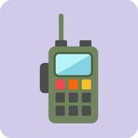 icono de vector de walkie-talkie