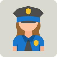 Policewoman Vector Icon