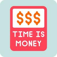 Time Is Money Vector Icon