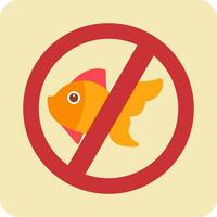 no fishing Vector Icon