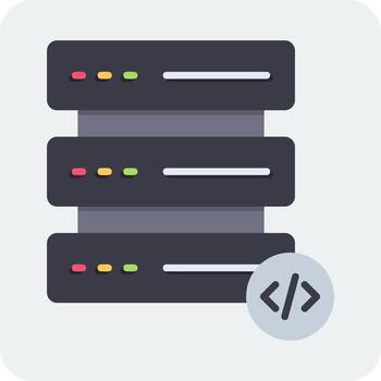 icono de vector de base de datos