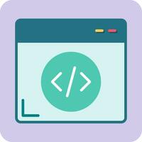 icono de vector de programación web