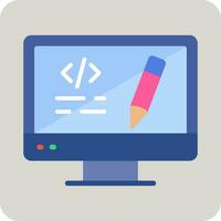 Edit Code Vector Icon