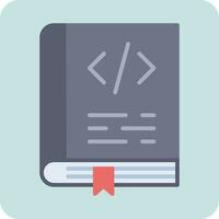 Coding Book Vector Icon