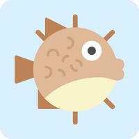 Puffer Fish Vector Icon