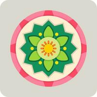 icono de vector de mandala