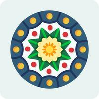 icono de vector de mandala