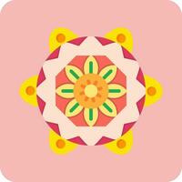 icono de vector de mandala