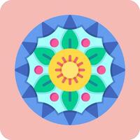 icono de vector de mandala