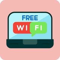 icono de vector wifi gratis