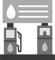 icono de vector de gasolinera