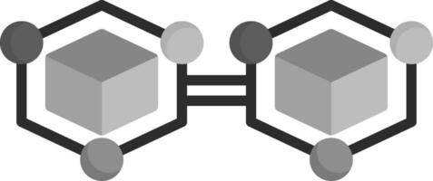 icono de vector de cadena de bloques