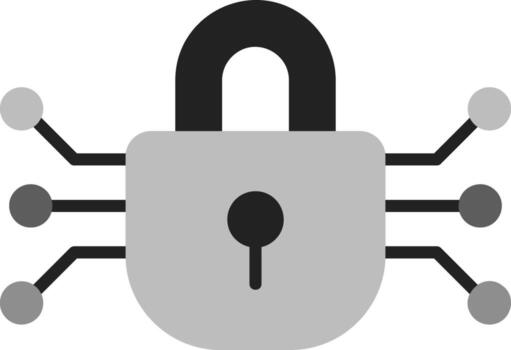 icono de vector de cifrado de datos