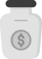 Money Jar Vector Icon