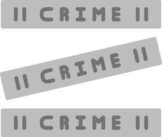 crimen escena vector icono