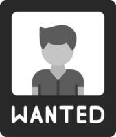 Wanted Vector Icon