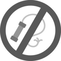 No Whip Vector Icon