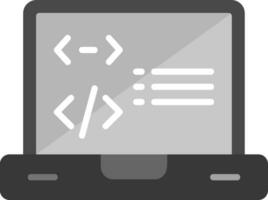 icono de vector de programación