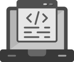 icono de vector de programación