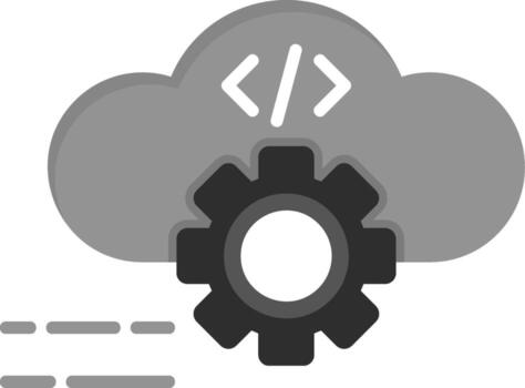 Cloud Computing Vector Icon
