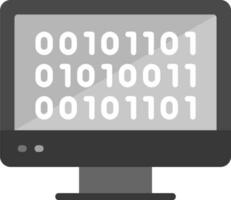 Binary Code Vector Icon