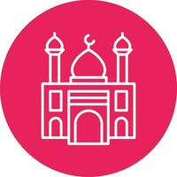 icono de vector de mezquita