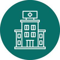 Hospital Building Vector Icon