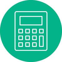 icono de vector de calculadora