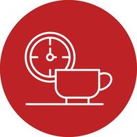 icono de vector de descanso para tomar café