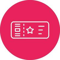 Ticket Vector Icon