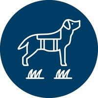 Police Dog Vector Icon