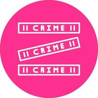 Crime Scene Vector Icon