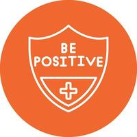 Be Positive Vector Icon